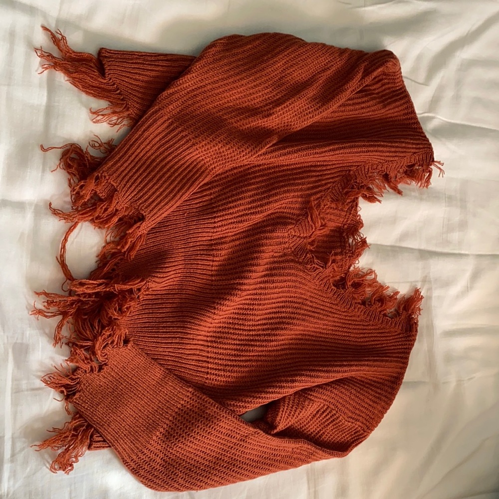 Distressed Sweater- Never worn
